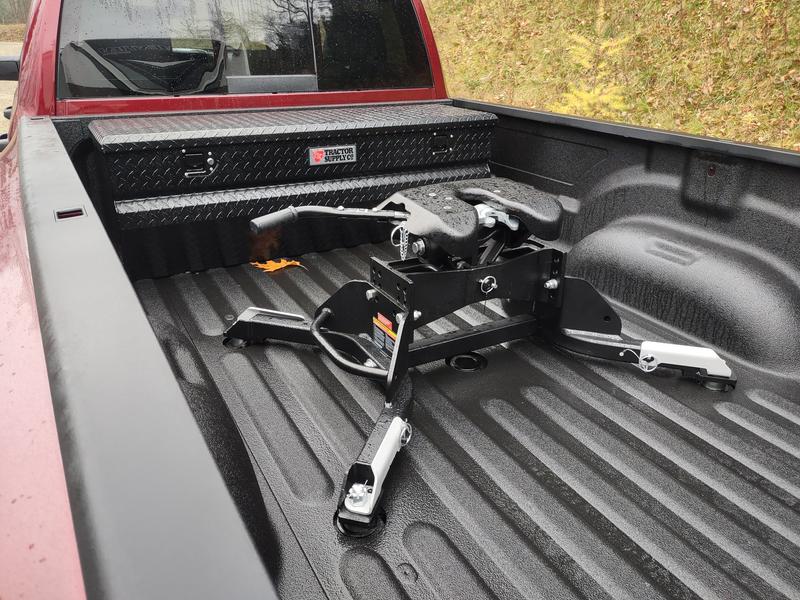 Sits flush with bed rail