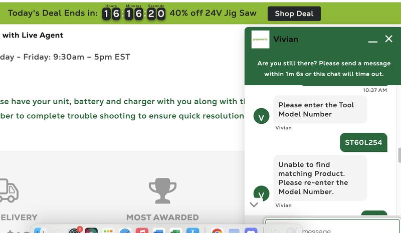 AI Bot Rejecting My Model Numbers