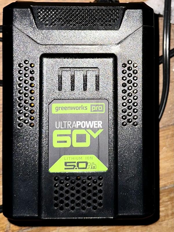Greenworks pro 60 volt 5.0 ah battery