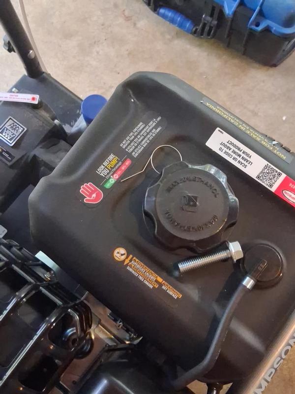 Dented fuel tank