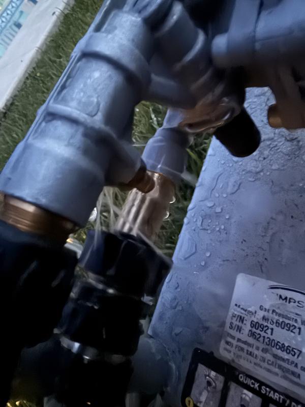 Right out of the metal seams