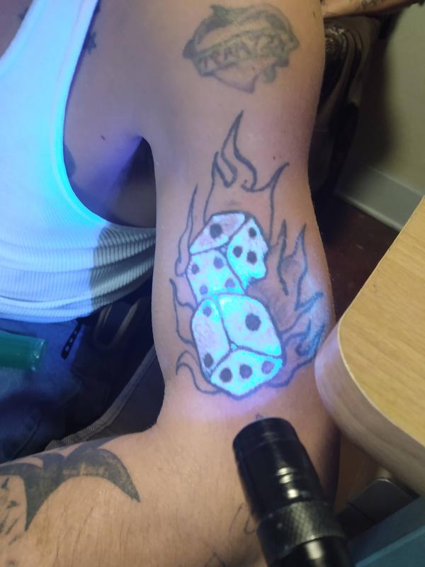 Excellent for UV tattoo ink!