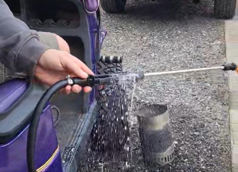 Sprayer wand high pressure leak