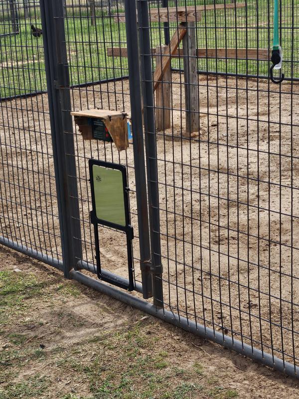 Installed it on the gate