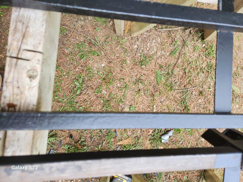 MOst just peeled off when started scraping. The last is what the rust looked like under  BEFORE wire brushing