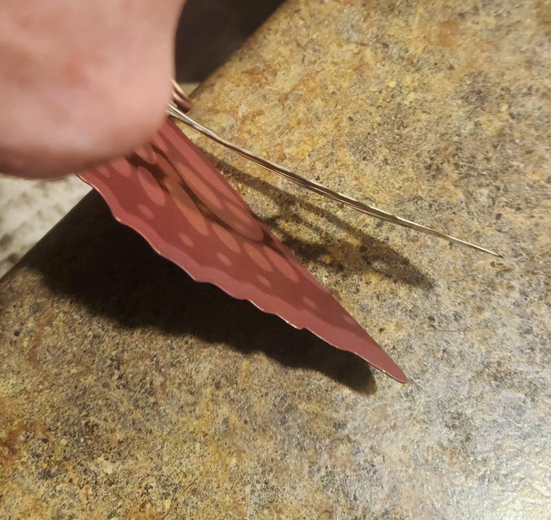 Top layer is very thin metal
