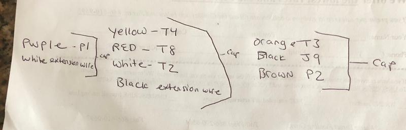 How I wired it...I had a three wire extension cord...black(hot), green(ground), and white(neutral)