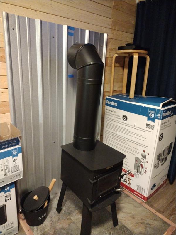 Diy little cabin stove setup