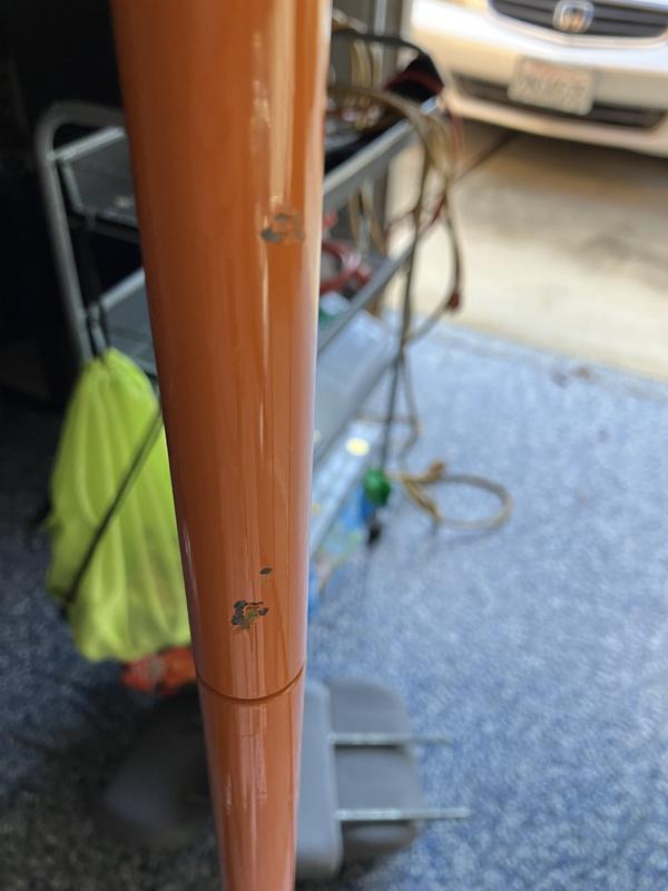 Photos don’t even capture the extent of the damage, and no these areas of chipped paint are not covered up when assembled, they are right where delicate children’s hands are supposed to grab the bars!!!