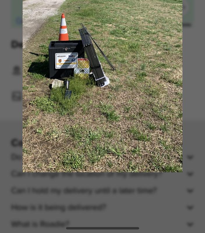 From the delivery driver