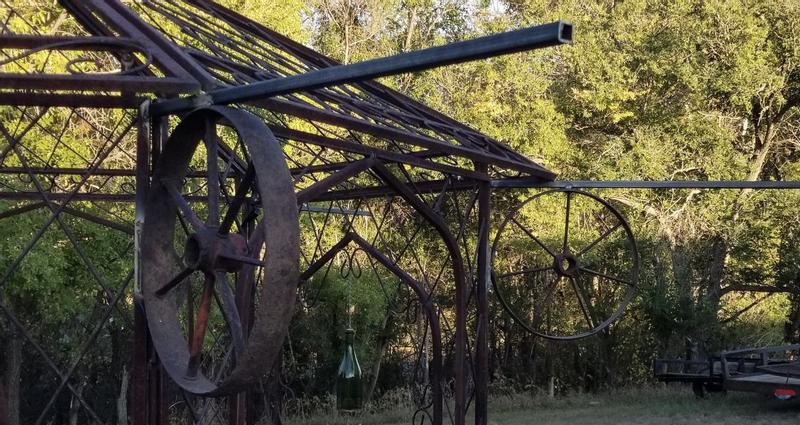 Some of the rusty iron I used the Forney 140 Fc-I welder on