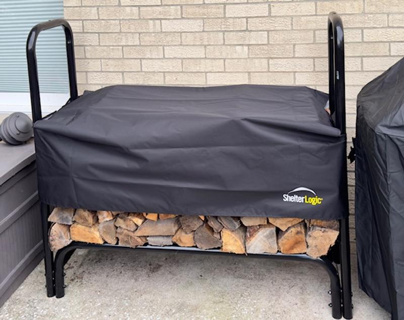 The perfect firewood rack for my space and use at the fire pit.