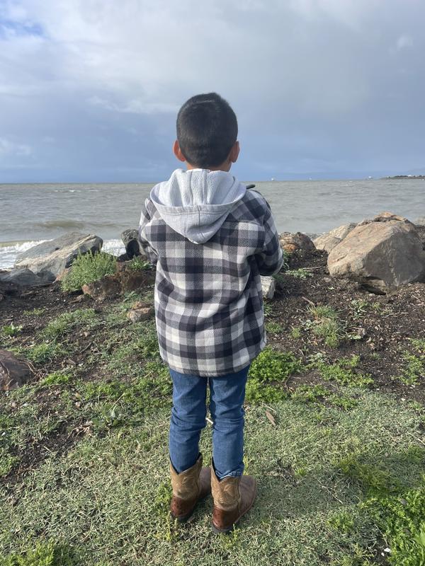 Boots by the beach.