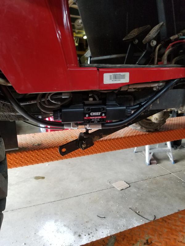 Valve under floor board