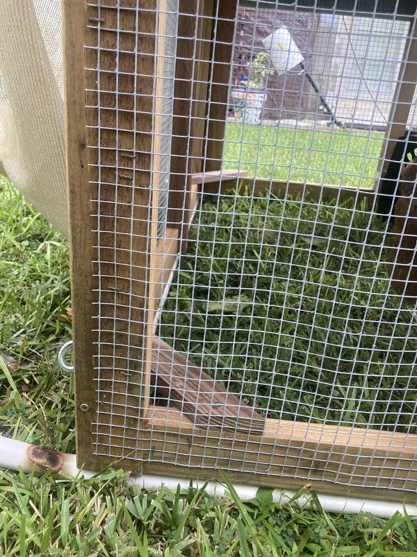 Two roll covered this 4x4x4 coop