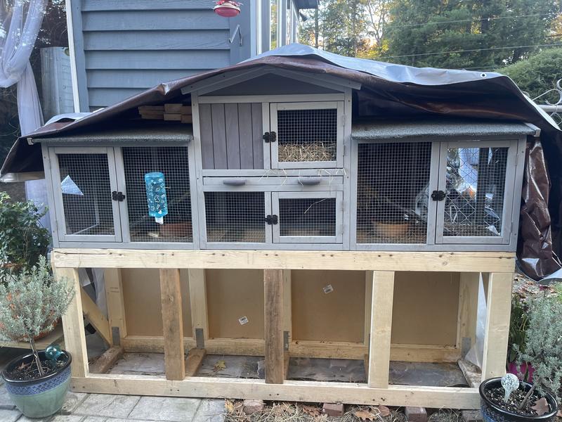 Built a homemade custom stand & still working on winterizing it