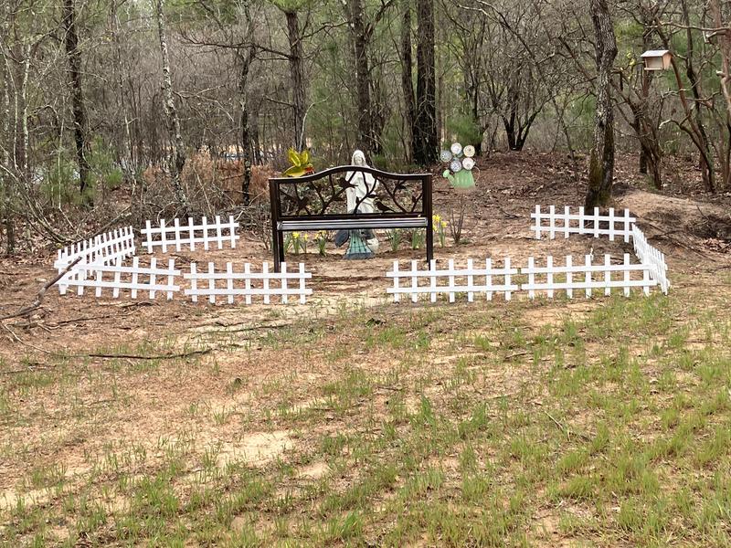 Prayer garden and flower garden