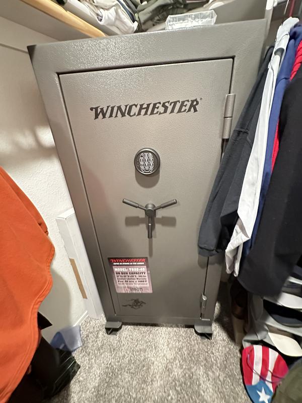 Winchester Safes 26 Long Gun 12 cu. ft. Electronic Lock Gun Safe, 45 ...