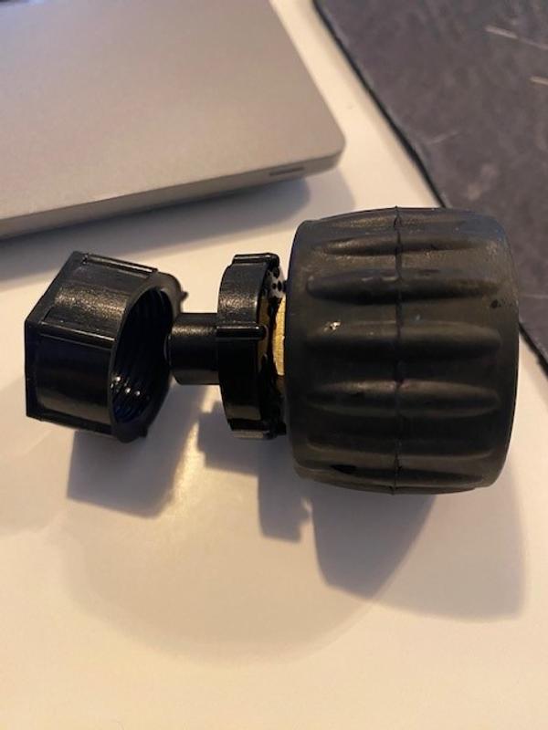 Broken pressure gauge