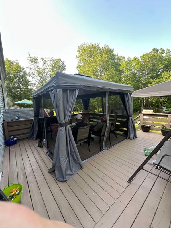 Bug-free on the back deck.