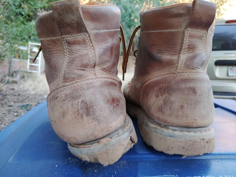 Worn out boots