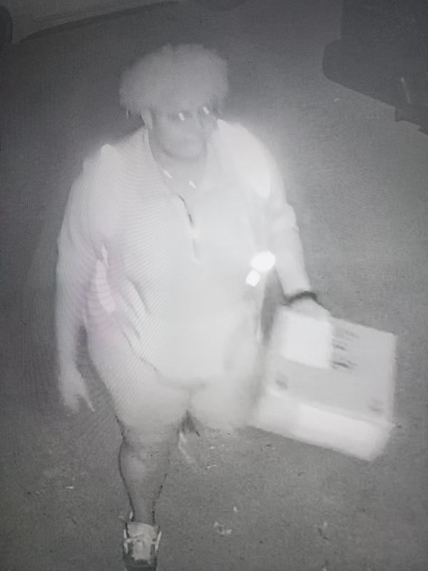 Carrying our plants like its her pizza.