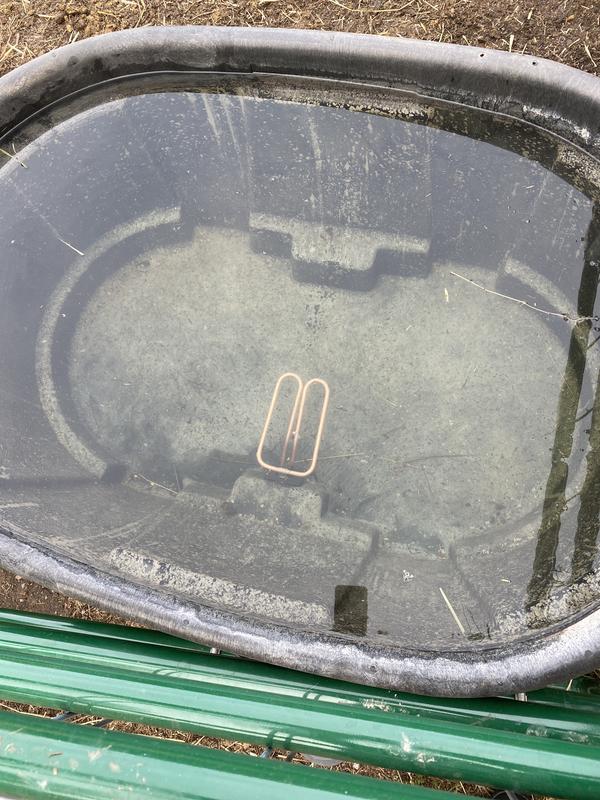 Pic of heater in 100 Gallon water tank