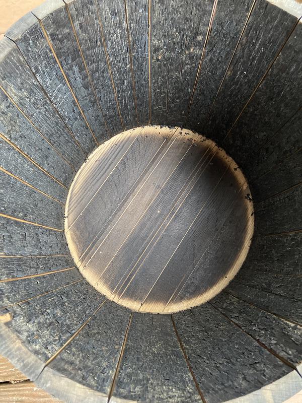 Whiskey Barrel Plantern