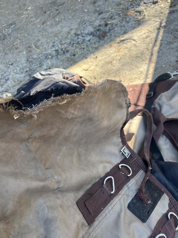 Straps are ripped off inseams are ripped off