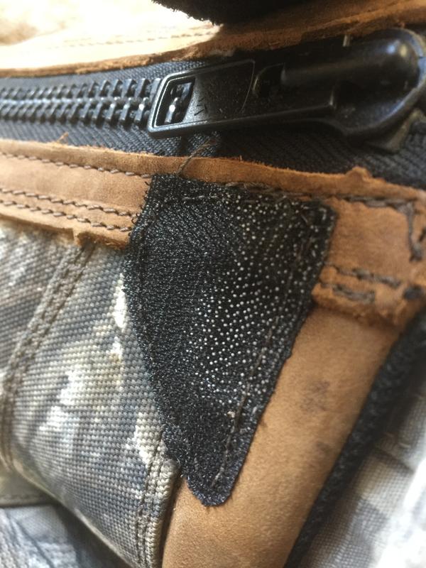 Velcro damaged