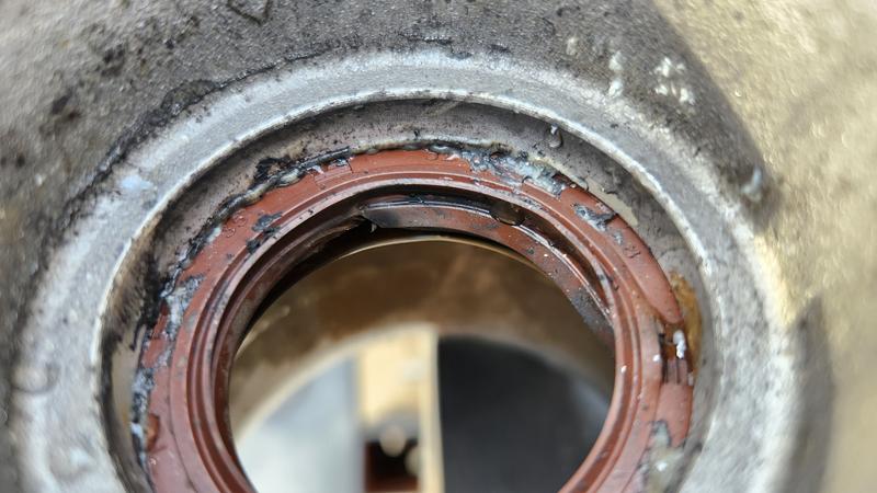 Damaged main seal