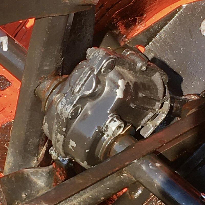 Snow blower auger worm gear drive gear box.