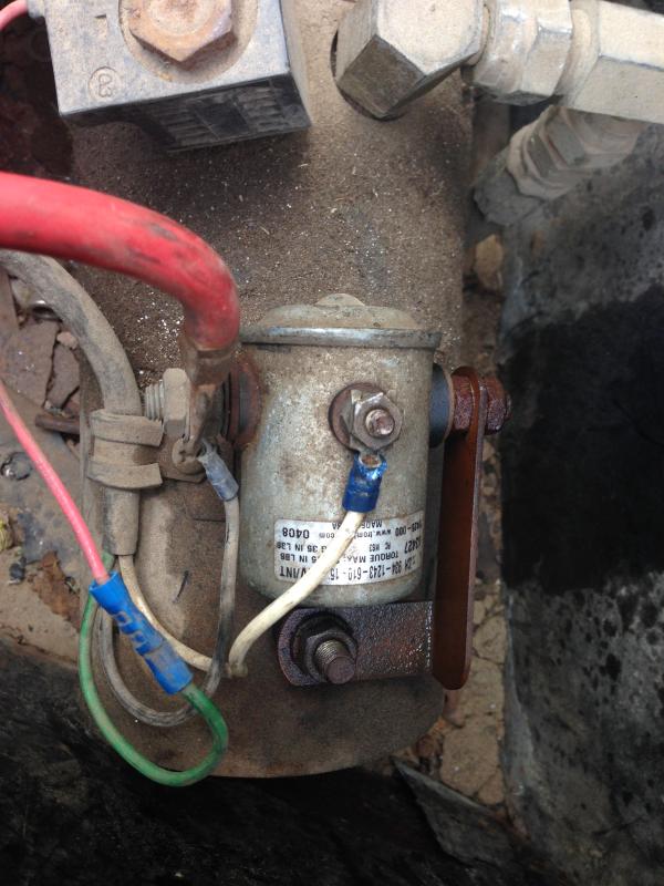 old solenoid on bri-mar dump trailer
