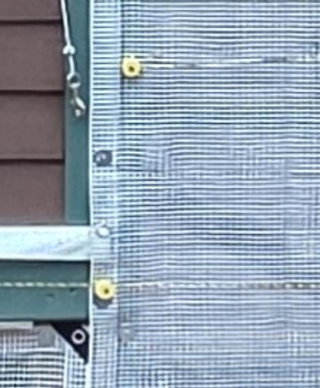 Easily mounted on my coop