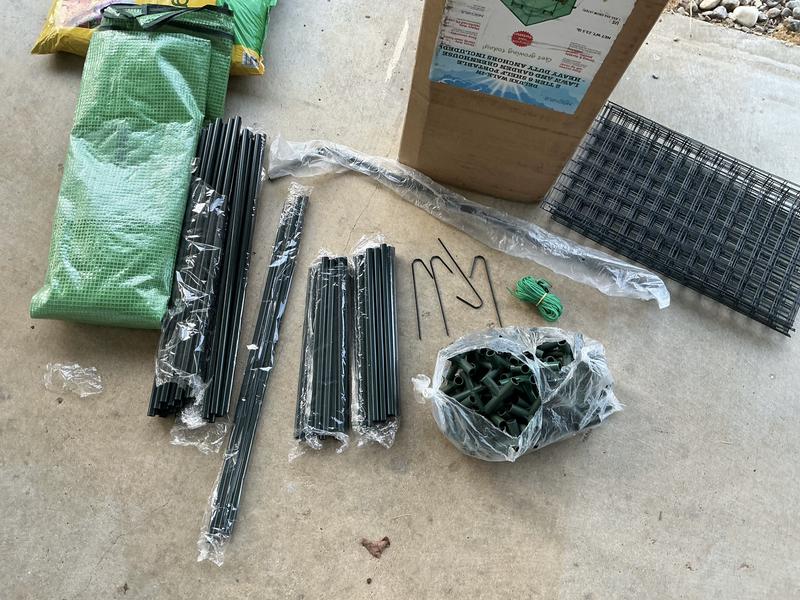 The pipe connectors aren’t even labeled right and all stuffed into one bag