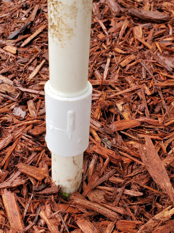 Fixed pvc pipe