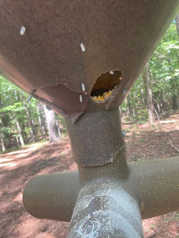 Squirrels chewed holes twice. We finally threw away. Didn't last four months and took customer service three months to respond with nothing.