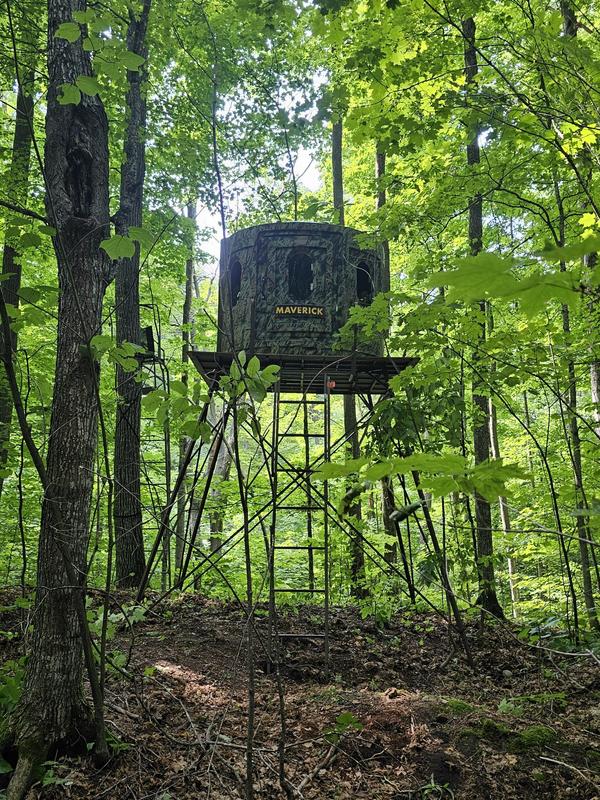 Finished product with a Maverick XL on the stand.