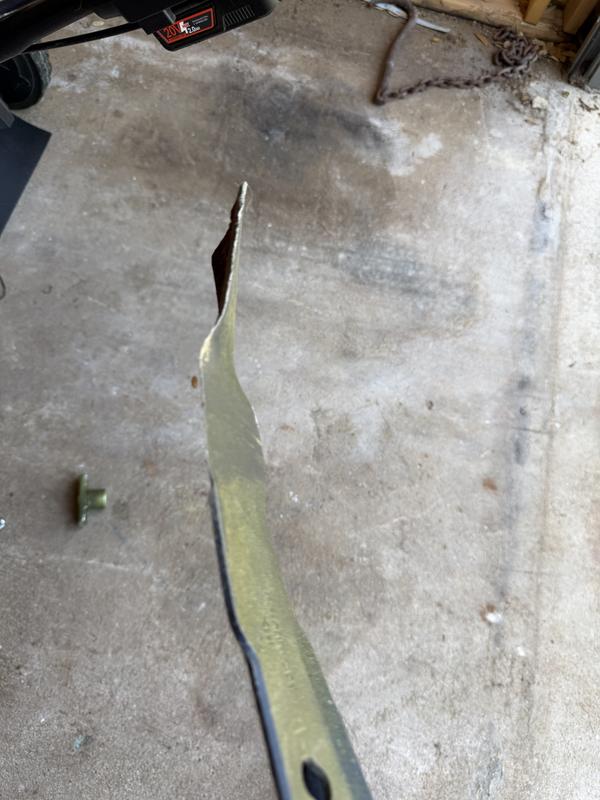 I can actually bend the blades with my hands.
