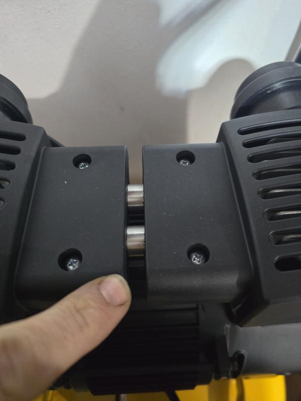 I had to separate this plastic to get the filters on the back.