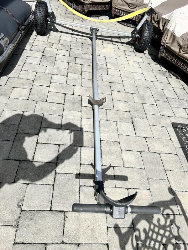 Laser sailboat dolly