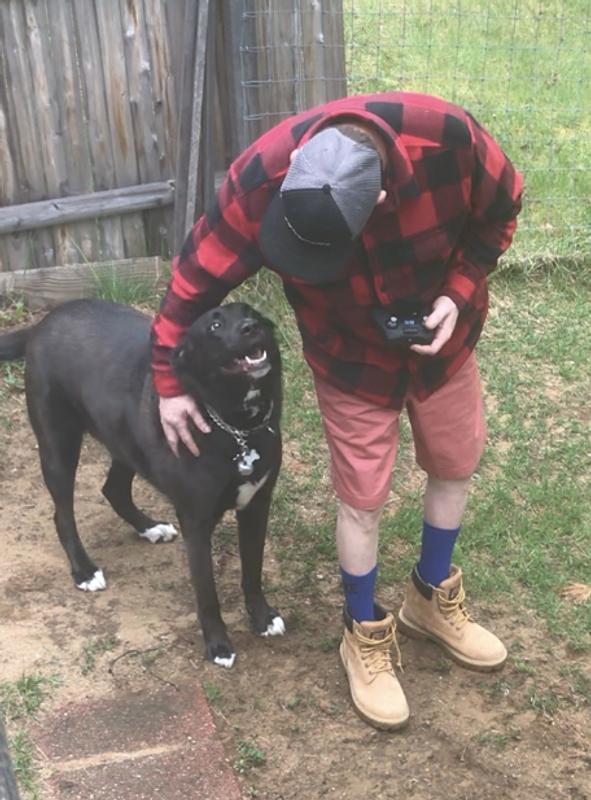 Pickles loving his daddy!