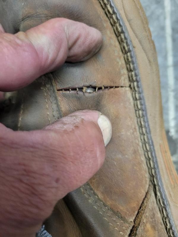 Seams coming apart on both boots