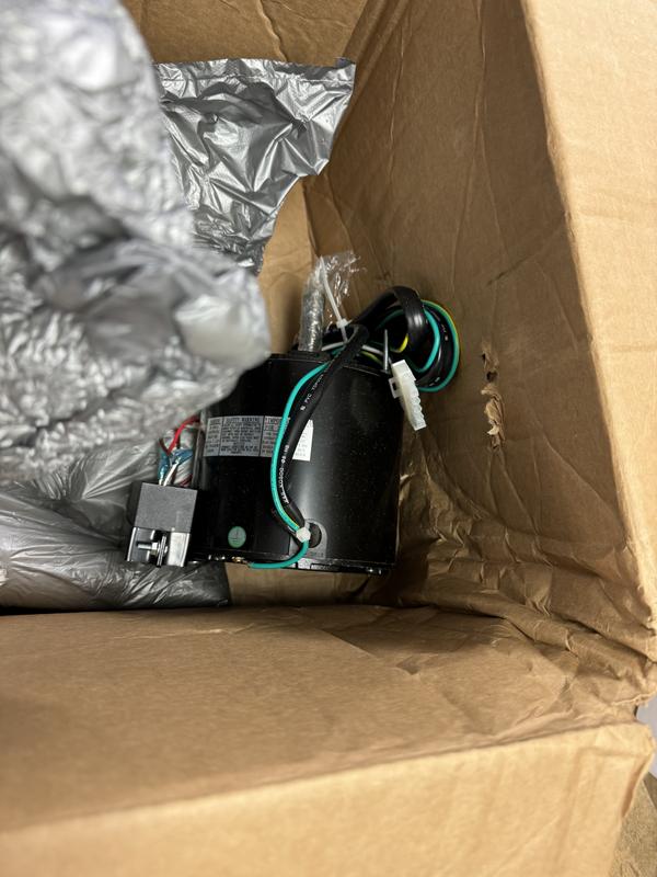 2nd Motor as received without capacitor cover.