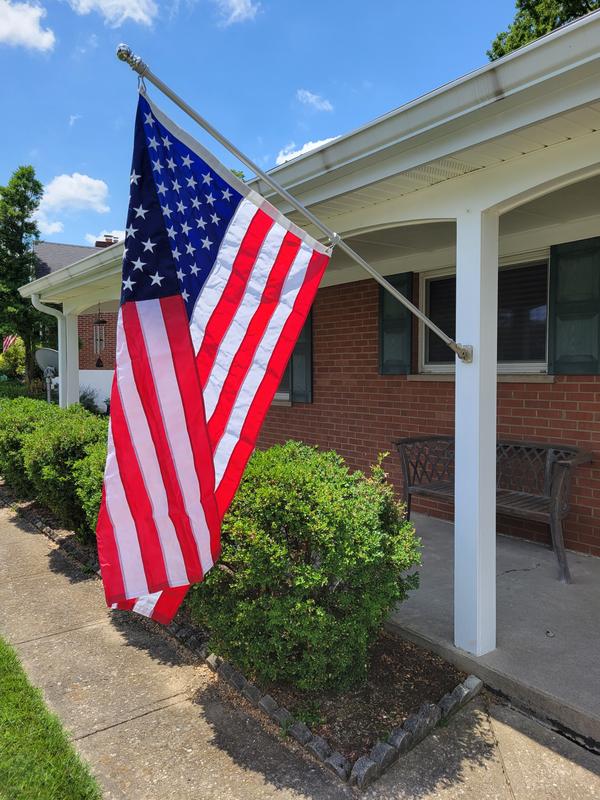 Taken when the flag was first put up.