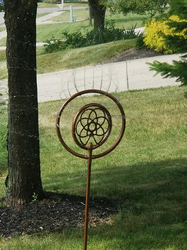 Well built sprinkler.