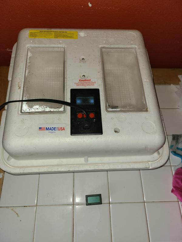 Yes that's a temp gage on the table, bc the display is WRONG!!!