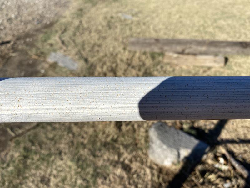 As you can see in photo one that’s after two covers of paint.