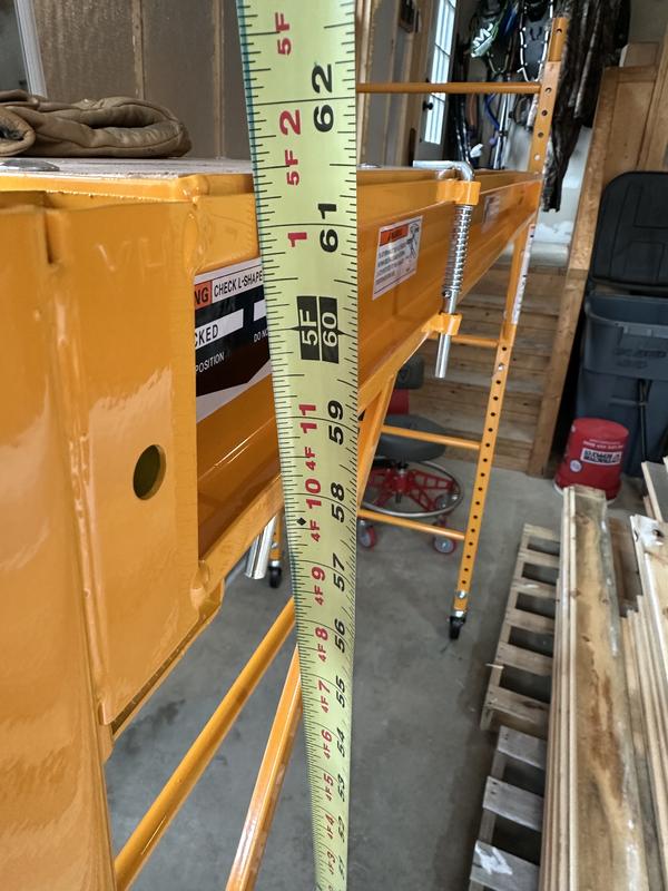 My working height