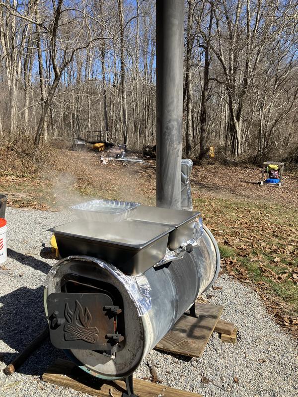 Maple syrup boiler
